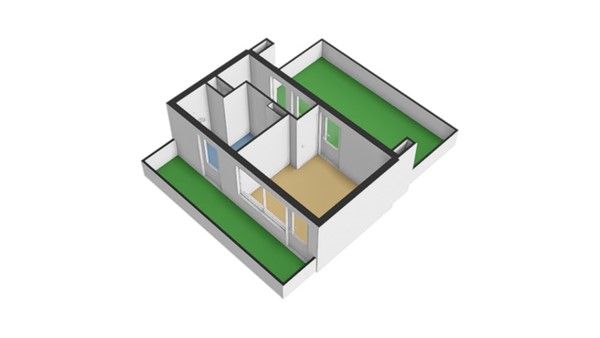 Floorplan - Cleyburchstraat 48A02, 3039 DE Rotterdam